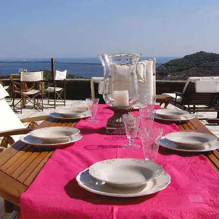 Villa Saronic Citadel Seaside With Pool And 400mbps Starlink Internet Salamís